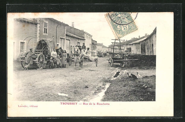 CPA Thoussey, Rue de la Rouchette