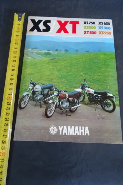 Brochure Yamaha XS XT XS 750 XT 500
