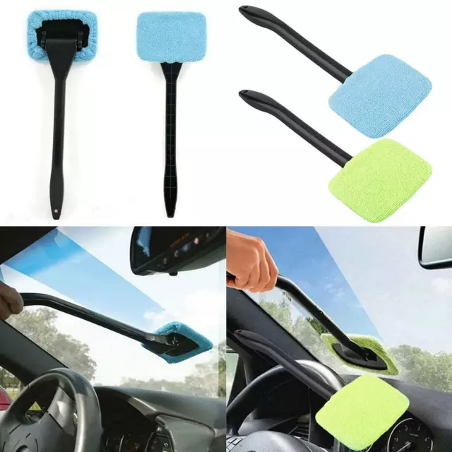 Car Window Brush Windshield Clean Fast Easy Shine Handy Auto Wiper Cleaner Home