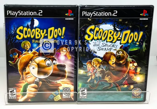 Scooby Doo! First Frights + Scooby Doo! And The Spooky Swamp - PS2 - New
