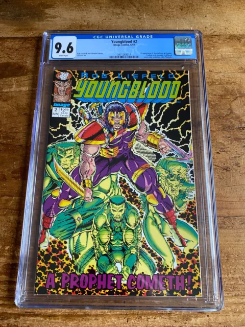 Youngblood # 2 CGC 9.6 NM+  1st Appearance Prophet, Jake Gyllenhaal Rob Liefeld