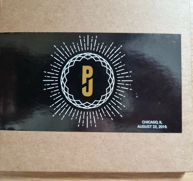 PEARL JAM LIVE Chicago 2016/08/22 factory pressed live official release