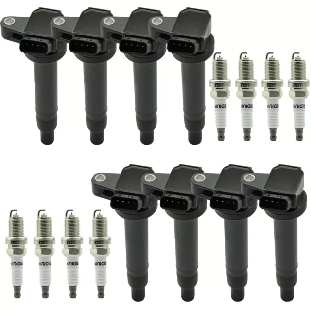 8X Ignition Coil & 8X Iridium Spark Plug for Toyota Tundra Sequoia 4.7L V8 UF230