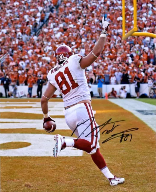 Mark Andrews OU Sooners 8.5x11 Signed Photo Reprint