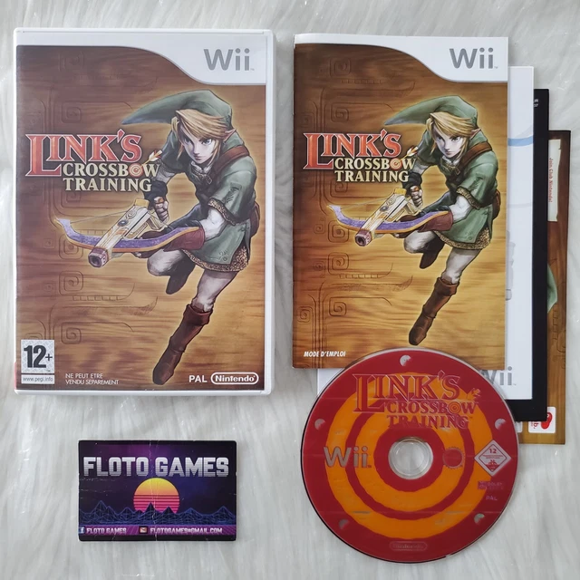 Lot De 2 Jeux Wii : Zelda Twilight Princess + Link's Crossbow Training