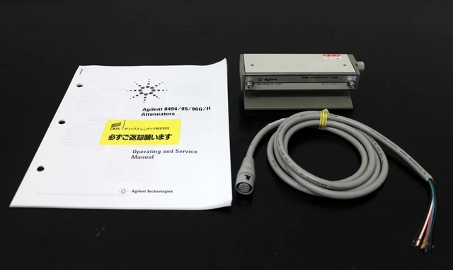 Agilent 8496H/002 Dc-18Ghz 110Db Programmable Attenuator