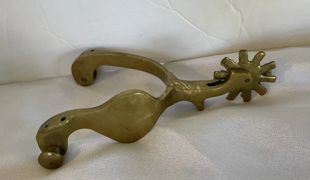 Western Vintage Single Solid Brass Spur