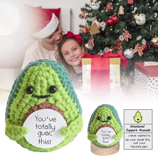 HANDMADE EMOTIONAL SUPPORT Pickled Cucumber Gift,Crochet Emotional Support  EUR 3,55 - PicClick FR