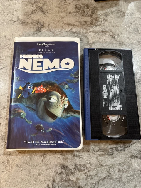 FINDING NEMO VHS - Walt Disney Pixar - Clamshell Case - Ellen DeGeneres ...