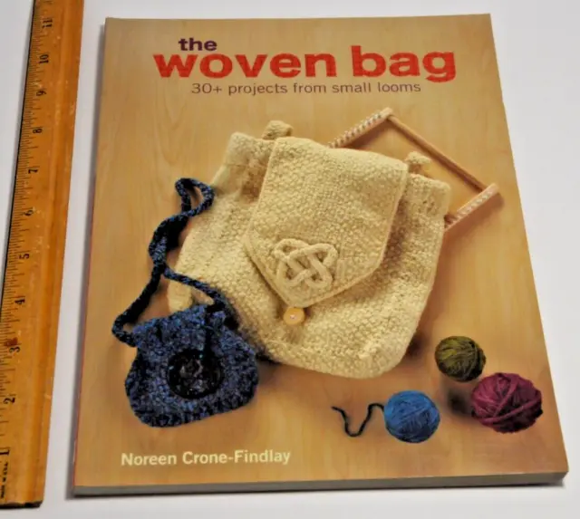 The Woven Bag más de 30 proyectos de telares pequeños de Noreen Crone-Findlay