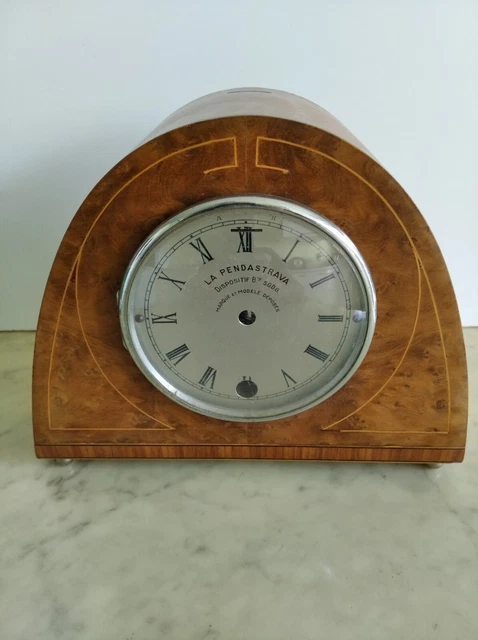 LA PENDASTRAVA - PENDULE ART DÉCO modèle sans sonnerie le plus rare 