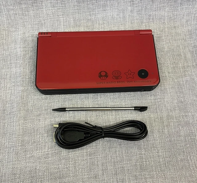 NINTENDO DSI XL LL Red Super Mario 25th Anniversary JAPANESE