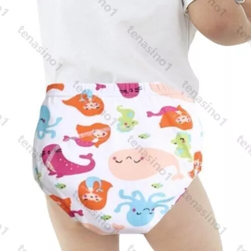 2Baby Nappies Toddler Reusable Diaper Kids Potty Training Pants Breathable Breif 2