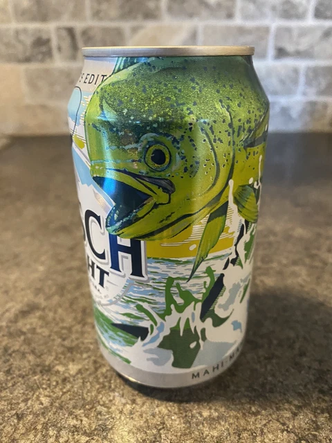 BUSCH LIGHT BEER Can 2024 MAHI MAHI Collectors Edition, Empty 11🍺 11.
