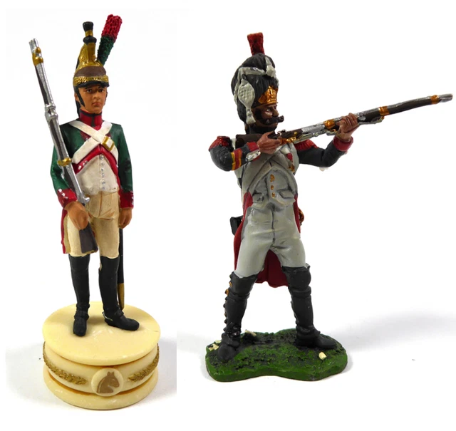Soldat Napoléon 1er Waterloo 1815 - Figurine 90mm Plomb Peint - Le Cimier ?