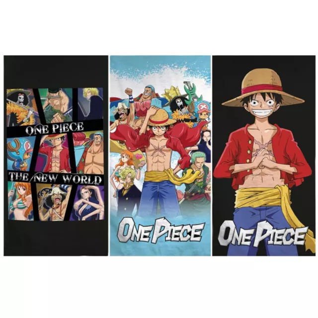 One Piece Luffy Bath Beach Towel 140 x 70 cm Fast Dry. Manga Anime Pirates