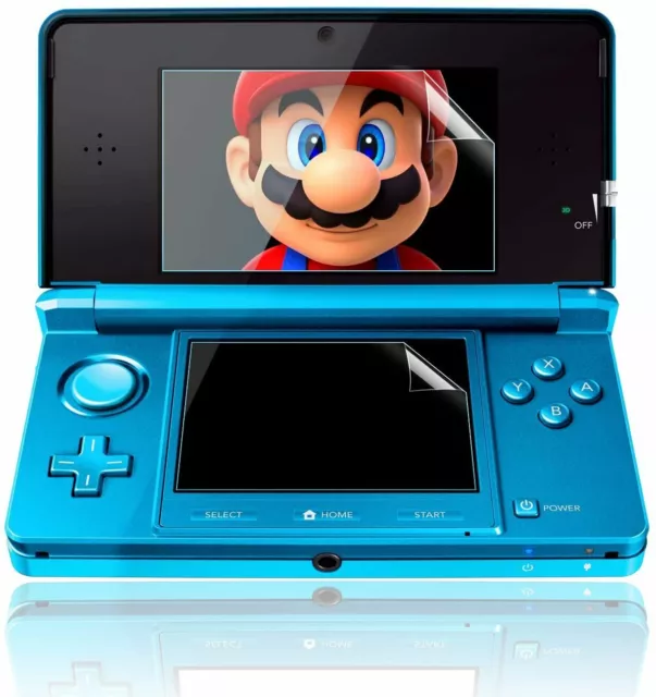 Clear Top+Bottom LCD Screen Protector Film Guard For Nintendo 3DS XL LL