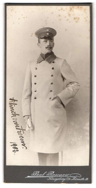 Fotografie Paul Rosenow, Königsberg i. Pr., Portrait Soldat Klinckowstroem im U