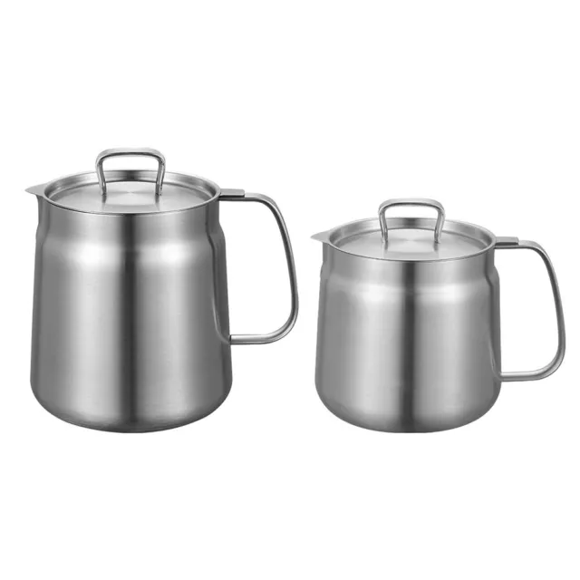 Convenient Oil Fryer and Filter Pot Large Capacity 304 Stainless Steel