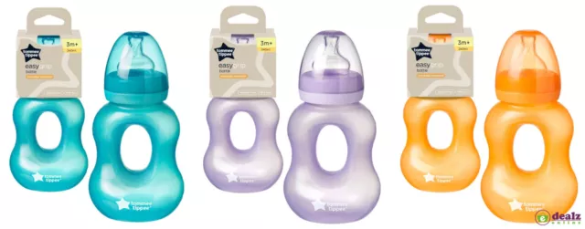 Tommee Tippe Easy Grip Baby Bottle 240ml 3m+