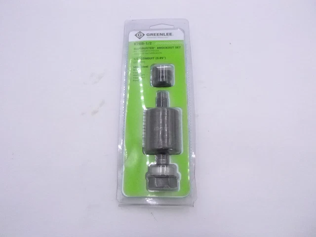 Greenlee K2BB-1/2 1/2" Conduit Size Slug-Buster Manual Knockout Set