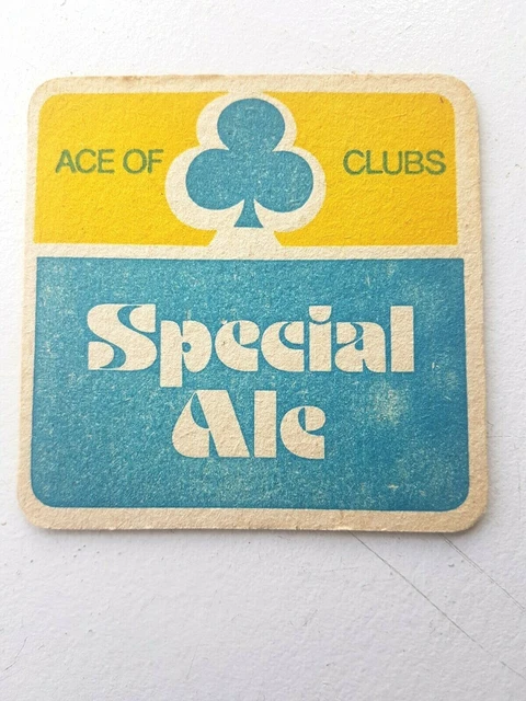 Vintage  NORTHERN CLUBS FEDERATION - Ace Of Clubs Cat No'298  Beermat / Coaster
