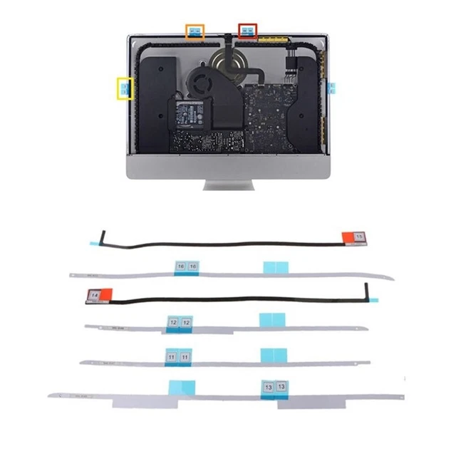LCD Screen Adhesive Strip Stickers Tape 2012 2013 2014 2015 Apple iMac A1419 27" 3