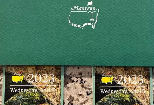 2023 Masters Golf Tournament in Augusta, wednesday Practice Round Tickets, Qty 2