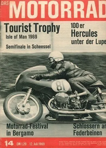 M6914 + HERCULES K 105 + Semifinale in Scheessel + Das MOTORRAD 14/1969