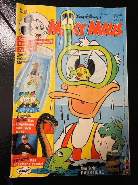 Micky Maus Heft Nr 18 von 1994 - nur Heft, keine Beilage