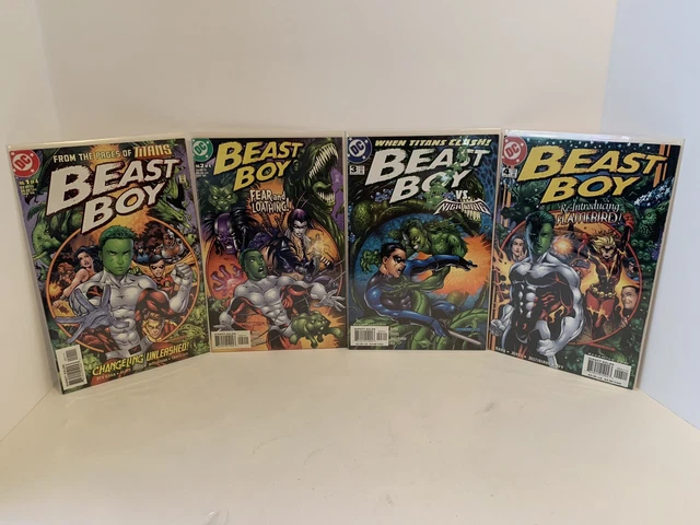 Complete Set Beast Boy (2000) 1-4 Teen Titans Doom Patrol Changeling Nightwing