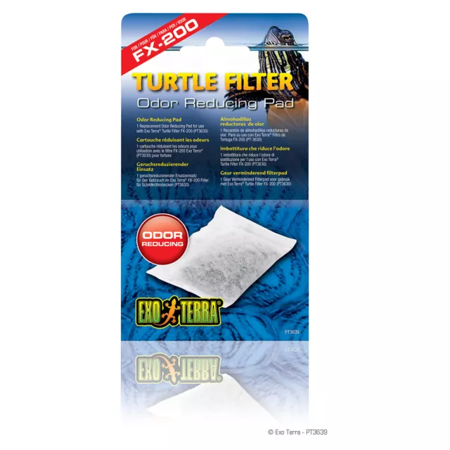 Exo Terra Geruchsreduzierendes Tablette pour Tortue Filtre FX-200, Neuf