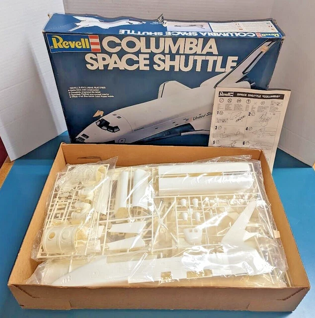 REVELL COLUMBIA SPACE Shuttle 4714 1/72 Vintage Model Kit ALL PARTS
