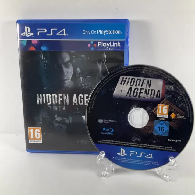 Sony Hidden Agenda (PS4) - Game ,  Free Post