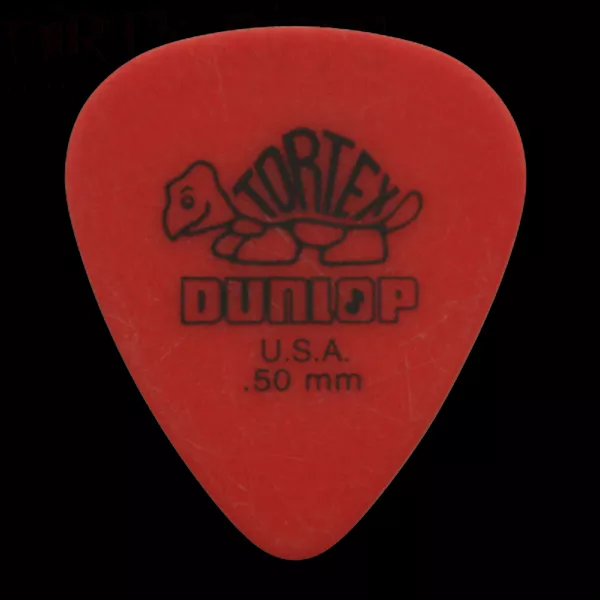 Dunlop Tortex Standard Guitar Picks Red 0.50mm - 6 10 12 20 or 24