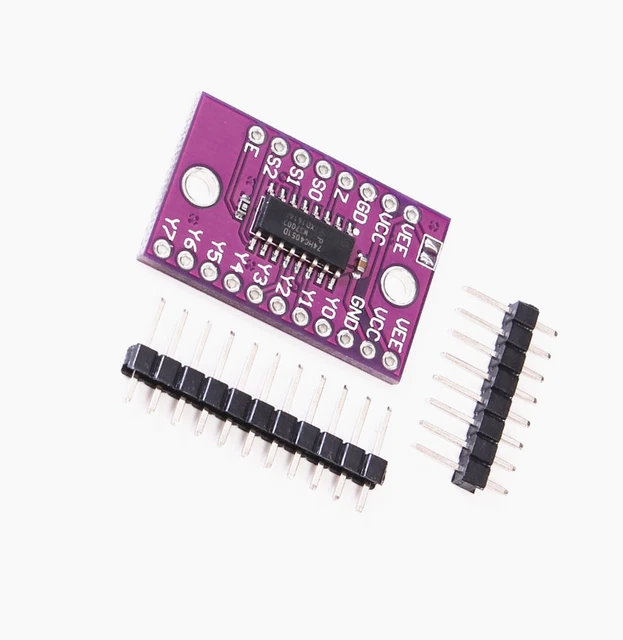 DollaTek 3Pcs 74HC4051 Modulo Selettore Per Multiplexer Analogico 8 - Foto 3