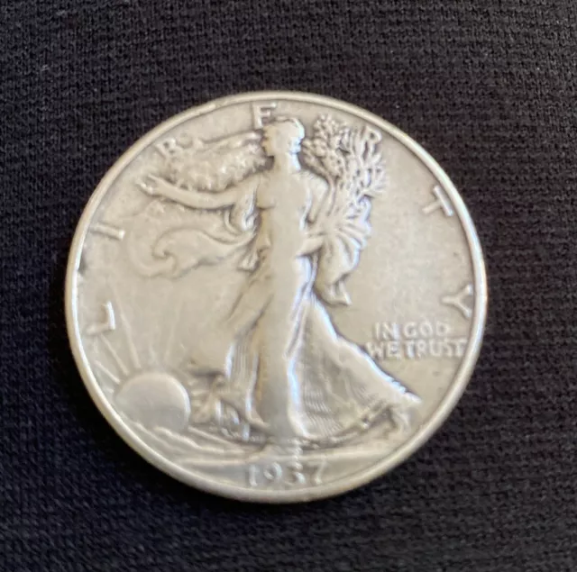 1937-D Walking Liberty Half Dollar.