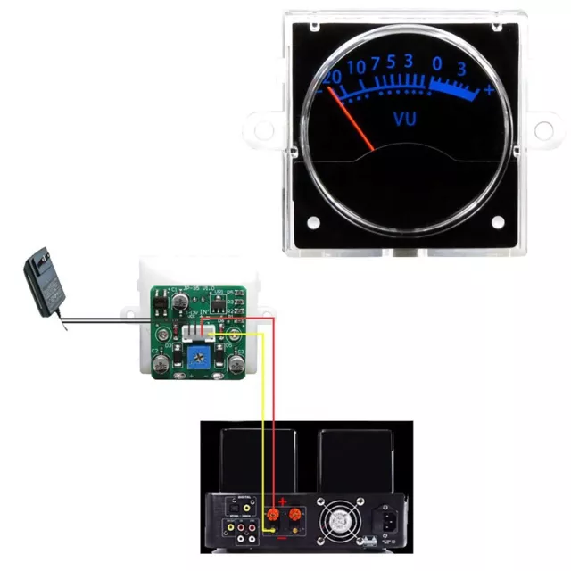 Compteur VU pratique avec carte d'entraînement adapté à différentes sorties