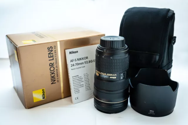 Nikon AF-S Zoom-Nikkor 24-70mm 1:2,8G ED Objektiv (guter Zustand)