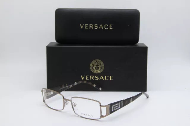 New Versace Mod. 1163-B 1013 Bronze Brown Authentic Eyeglasses W/Case 52-16