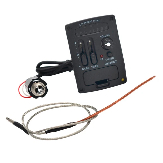 uk-300t ukulele 2 band piezo pickup vorverstärker für ukulele zubehör 68cm