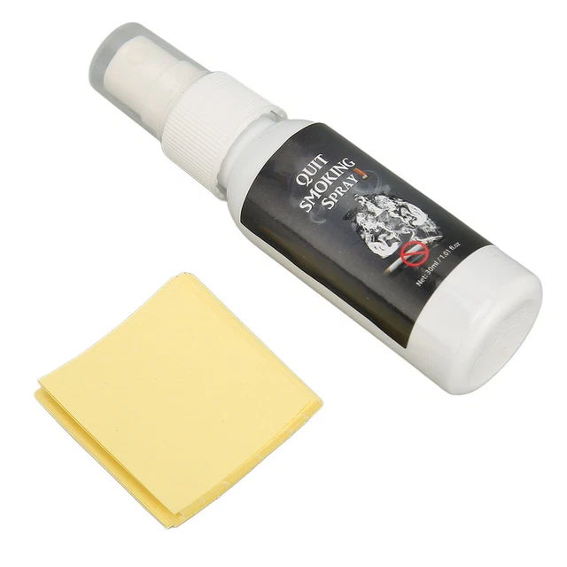 Smettere di fumare spray con 30 cerotti per proteggere i polmoni erbe portatili smettere di fumare GF0