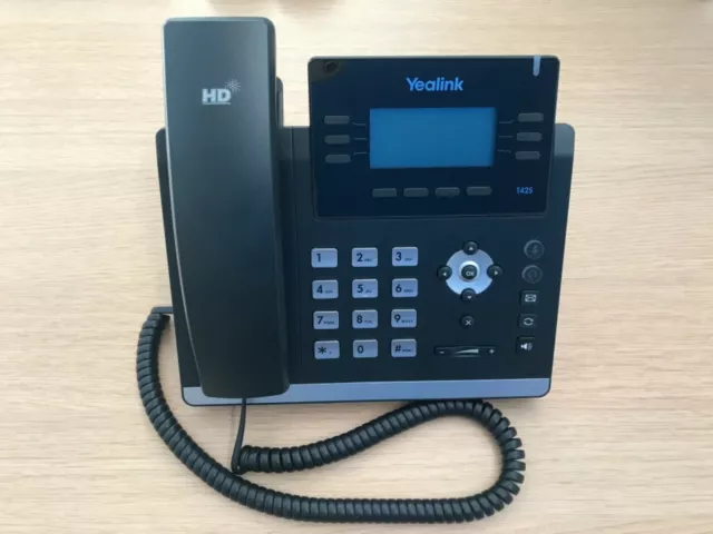 Telefono a filo voip yealink sip t42s vivavoce collegamento cuffie display