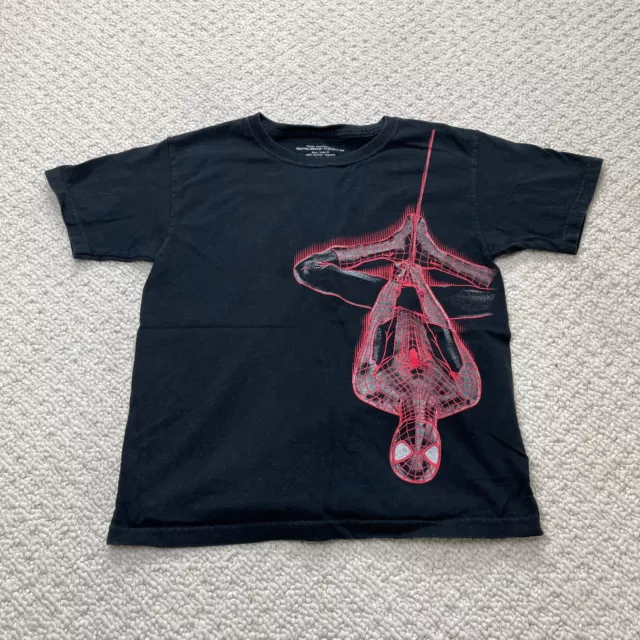 Marvel The Amazing Spider Man 2 Shirt Womens Medium Black Red Graphic Cotton Tee