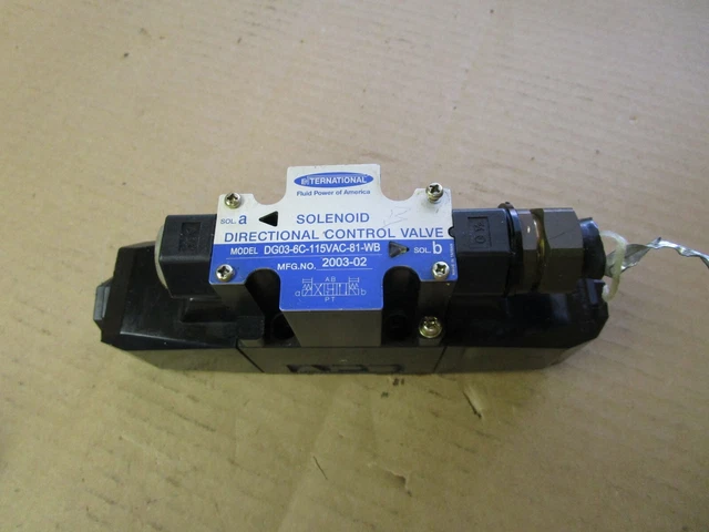 International Solenoid Directional Control Valve Dg03-6C-115Vac-81-Wb