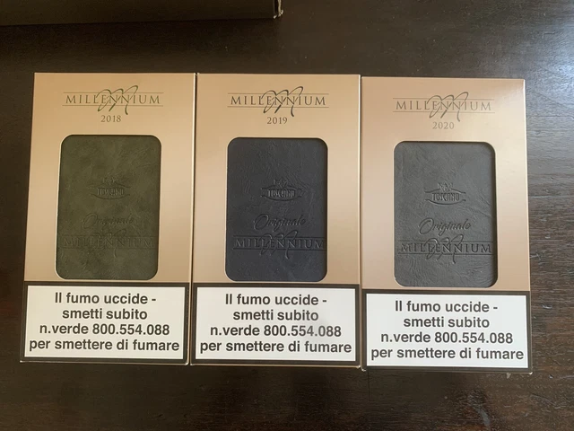 Sigari Toscano Millenium Scatole Da 3 2018,2019 E 2020