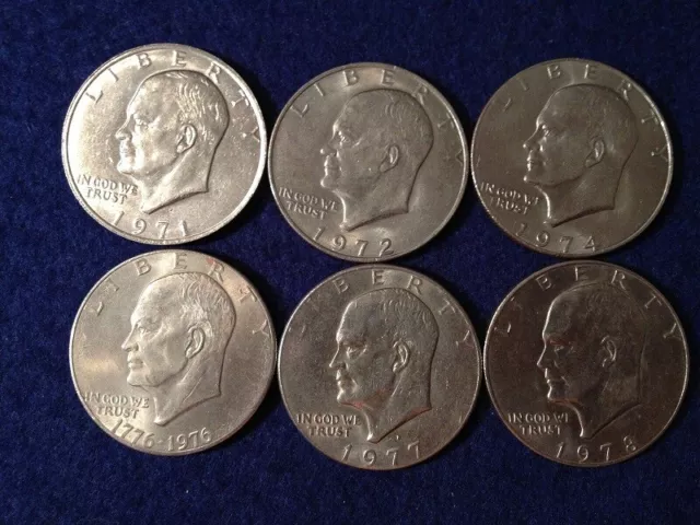 40PCS Coins P or D Eisenhower - "IKE SILVER DOLLAR" - Choose 1