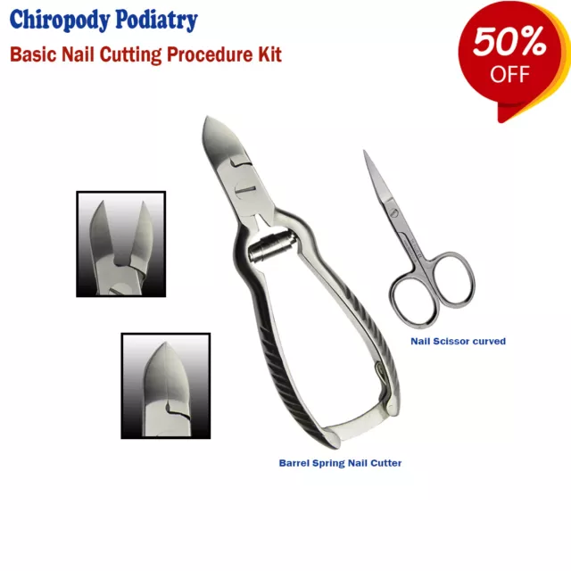 Chiropody instruments Podiatry Toe Nail Nipper Clippers Barrel Spring Heavy Duty