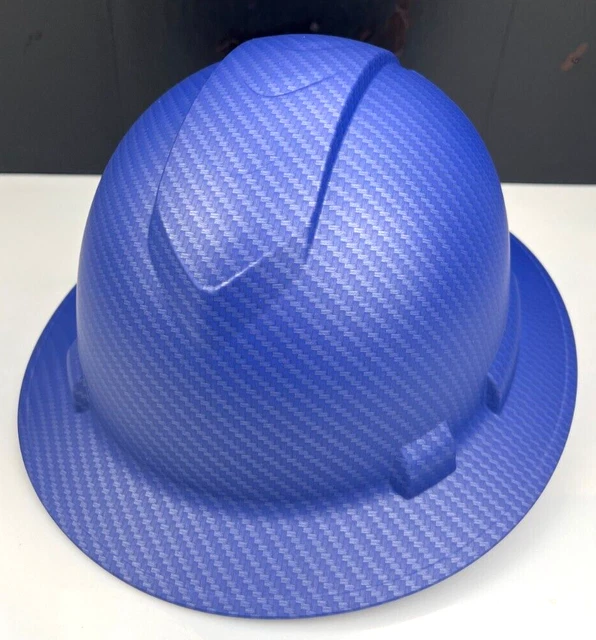Pyramex HP54122 Ridgeline 4-Point Cricchetto Completo Orlo Rigido Cappello Blu