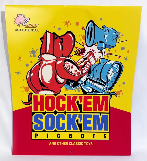CISCO SNORT CALENDAR 2024 Snort Pig Hock'Em Sock'Em Pigbots Funny Wall